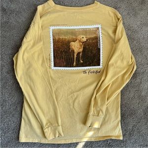 Southern Marsh T-Shirt Men’s Sz Medium Long Sleeve Yellow Dog The Field Hunt